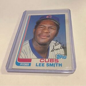 Lee Smith RC Rookie 1982 Topps Baseball Card Vintage Collectible *Must Have